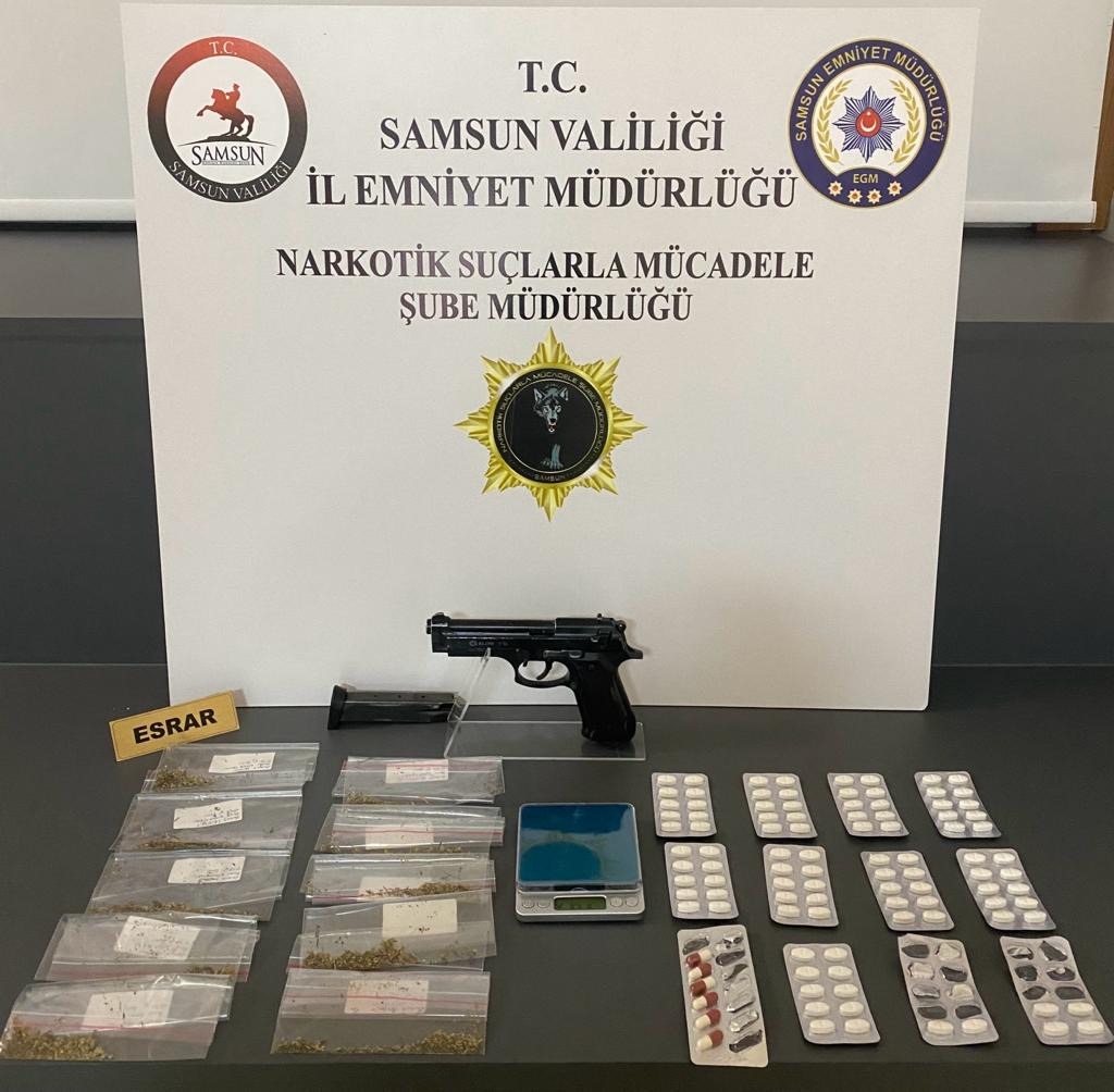 Samsun'da uyuşturucu çetesi çökertildi! 27 gözaltı
