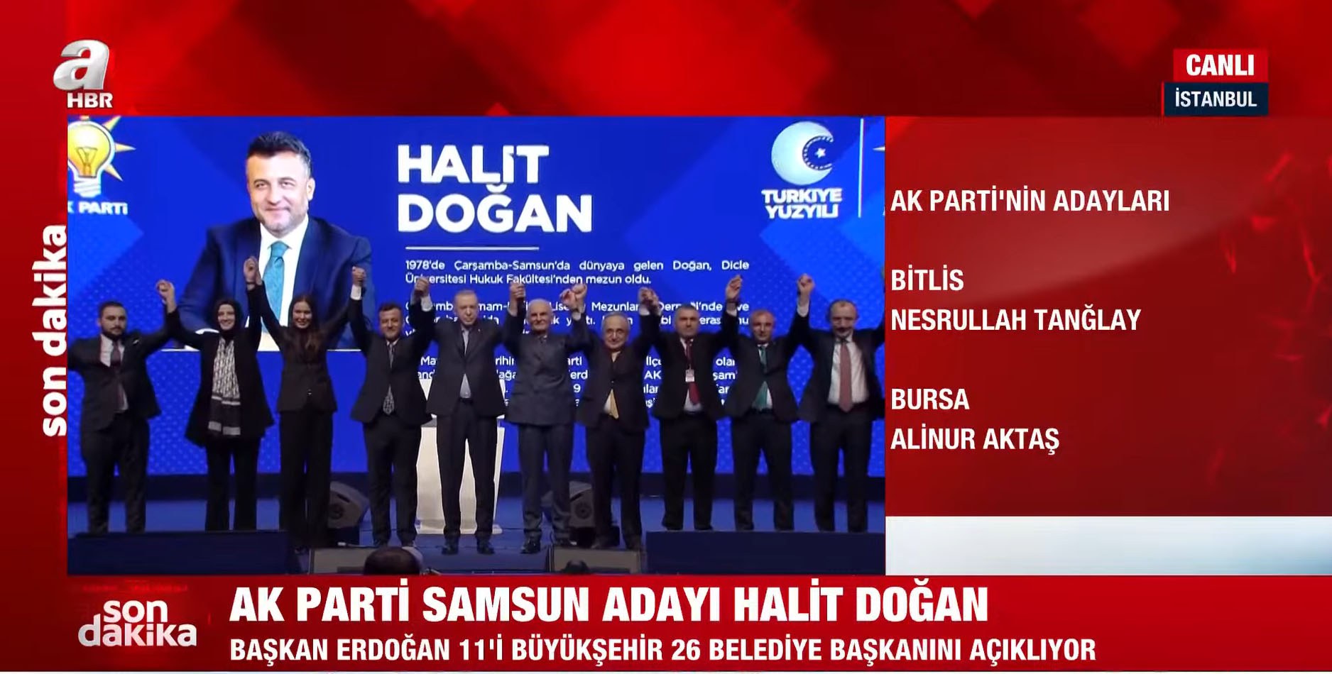 Cumhurbaşkanı Erdoğan resmen açıkladı! İşte Samsun Büyükşehir adayı
