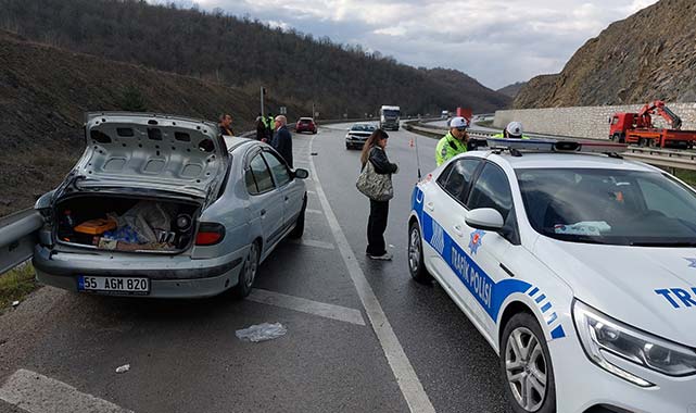 Samsun'da peş peşe 3 trafik kazası!
