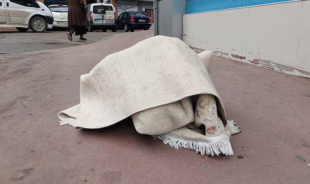 Samsun'da 6. kattan düşen halı genç kızı hastanelik etti!