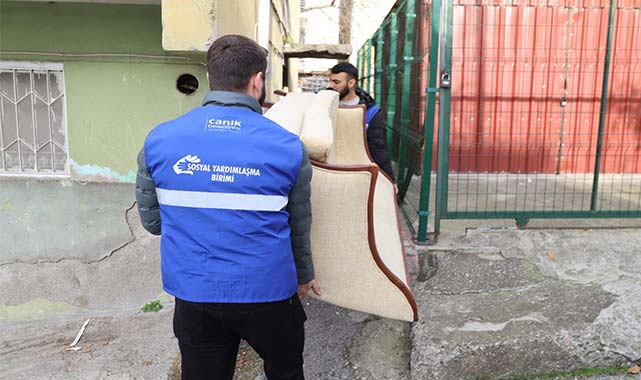 Canik Belediyesi dar gelirli ve engelli vatandaşları unutmuyor