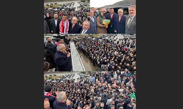 Halit Doğan'a Havza'da coşkulu karşılama