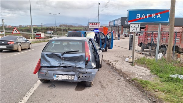 Samsun'daki trafik kazasında 1 kişi yaralandı