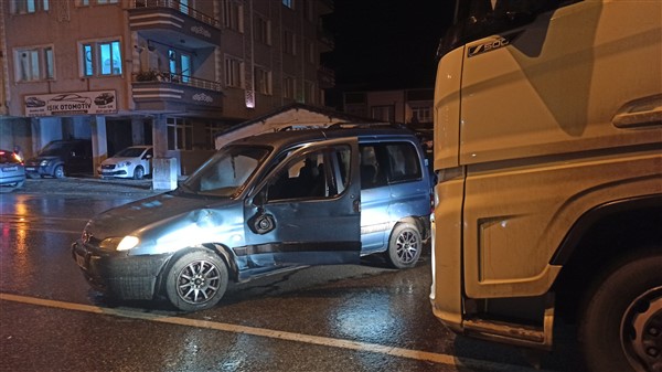 Samsun'da ticari araç sürücüsü ölümden döndü   