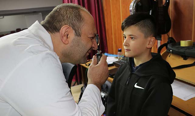 Samsun Havza'da öğrencilere sağlık taraması