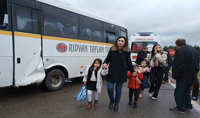 Samsun'da anaokulu öğrencilerini Allah korudu!
