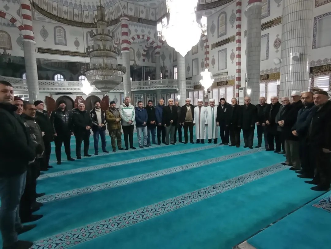 Samsun'da şehitler için dua