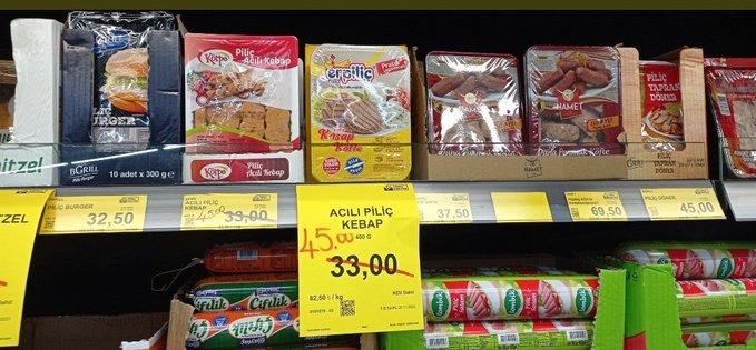 İndirim görünümlü zam etiketi! 