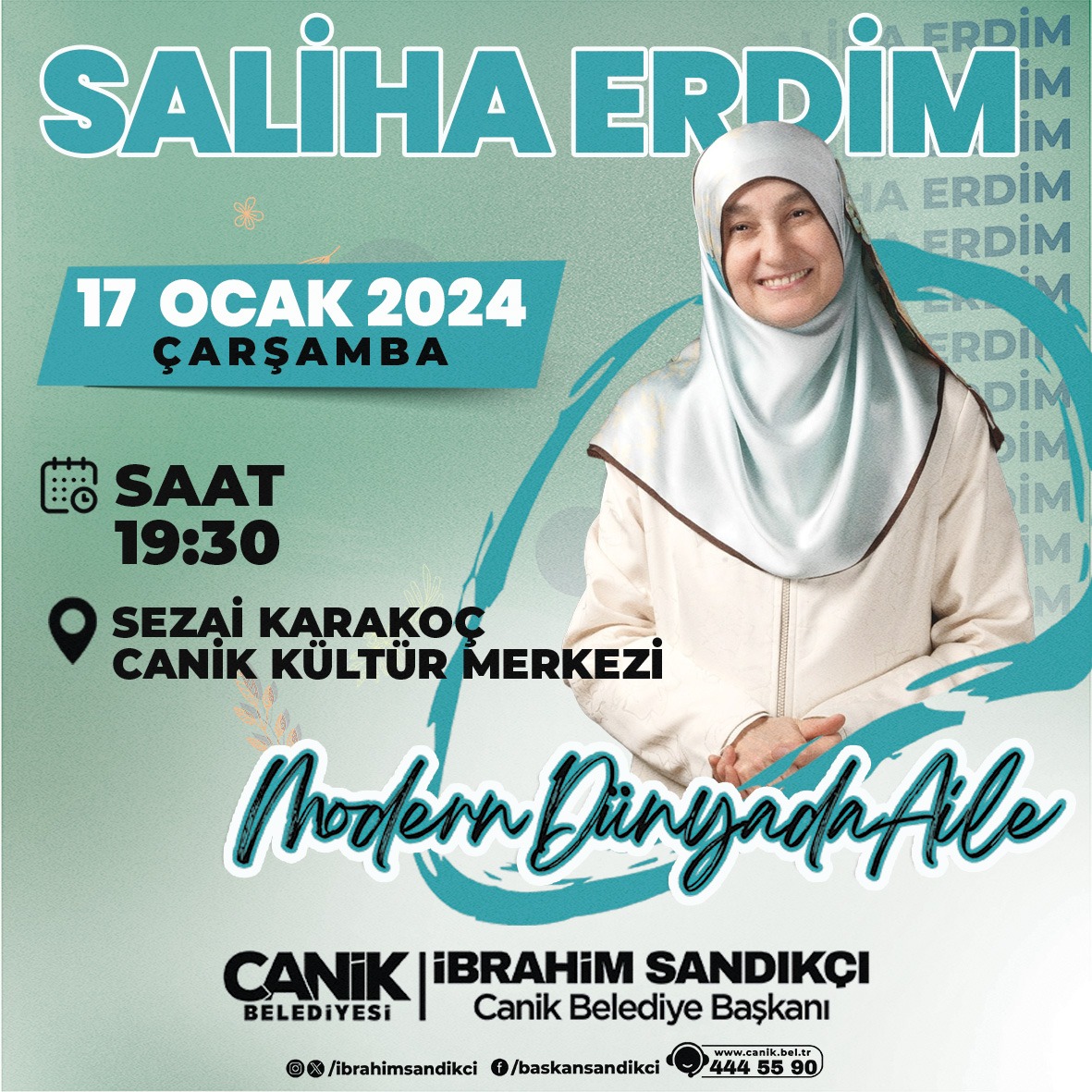 Saliha Erdim Canik'te sevenleriyle buluşuyor