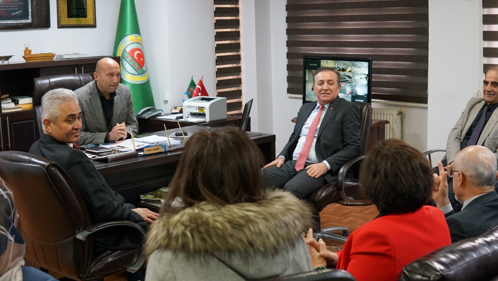 Cevat Öncü Salıpazarı Ziraat Odası'nı ziyaret etti: 'Çiftçiyi ve üreticiyi destekleyeceğiz'