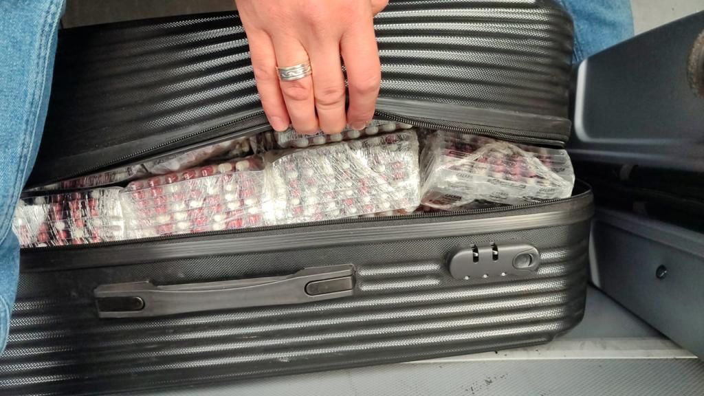 Samsun'da yolcu otobüsünde sentetik uyuşturucu ele geçirildi