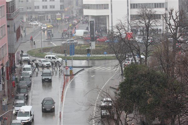 Samsun’da kar yağdı