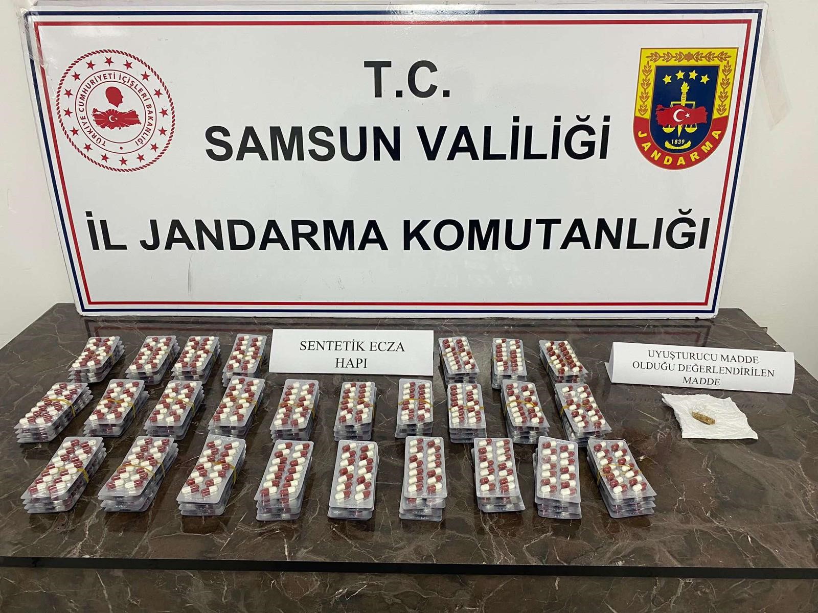 Samsun'da lastik dükkanına zehir baskını!