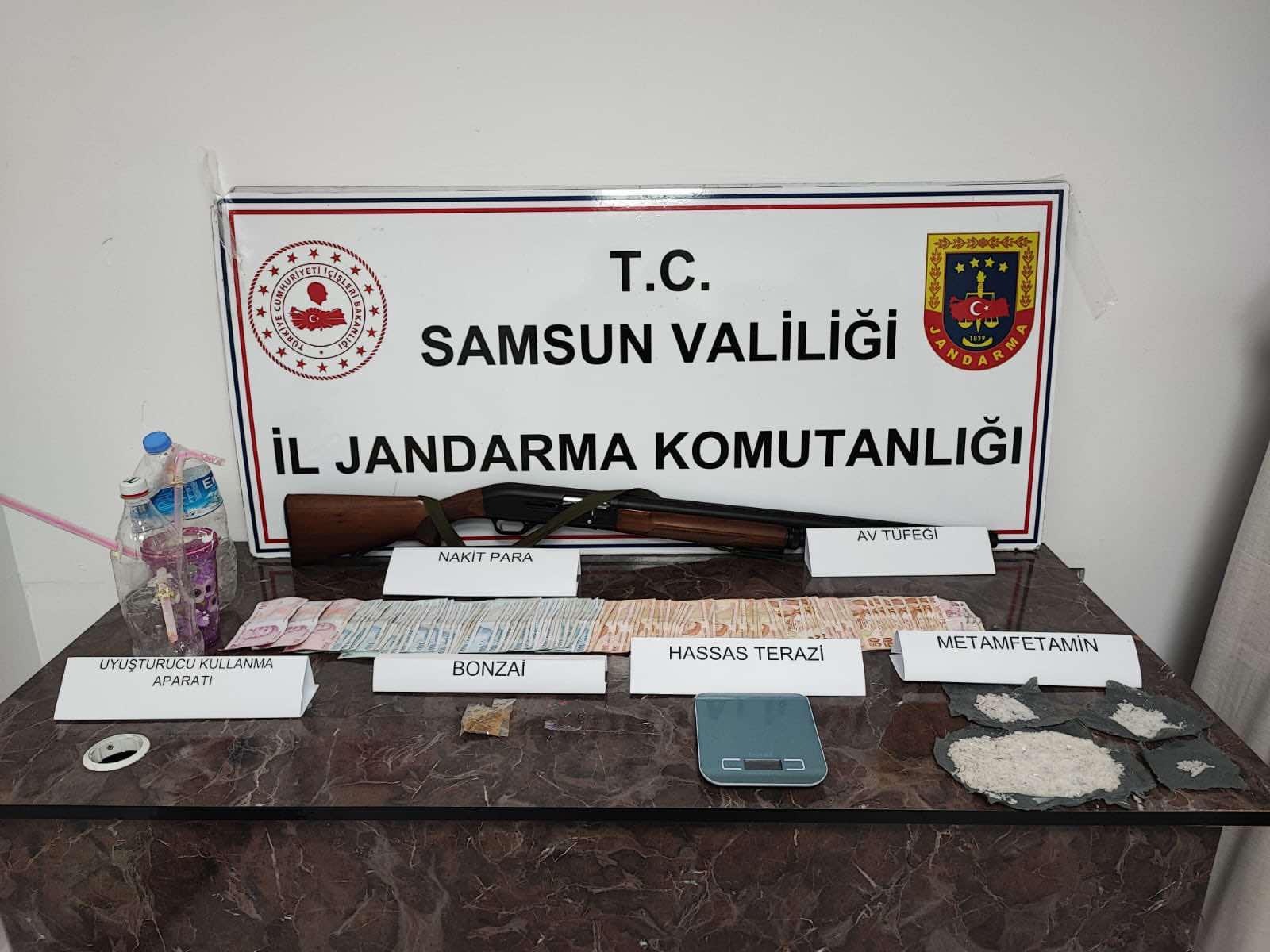 Samsun’da uyuşturucu ticaretine 1 tutuklama