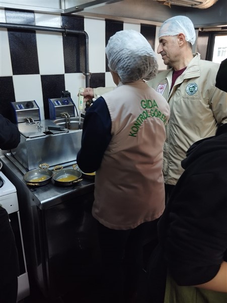 Samsun'da işletmelerde yağ kontrolü