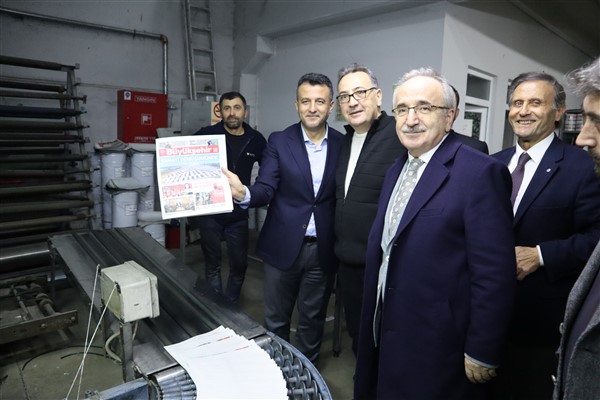 Halit Doğan'dan Gerçek Medya'ya ziyaret