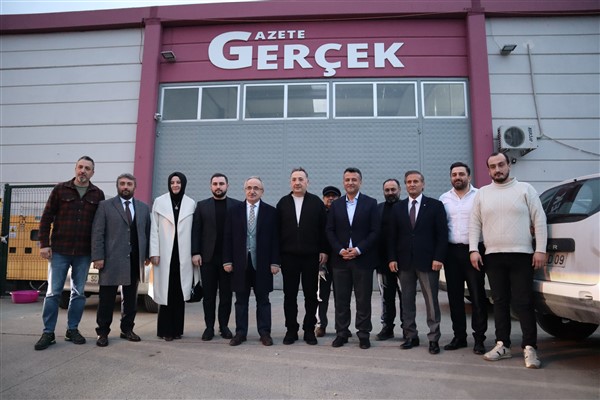 Halit Doğan'dan Gerçek Medya'ya ziyaret