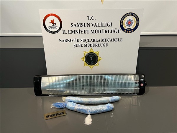 Kargo ile gönderilen ısıtıcıdan uyuşturucu çıktı