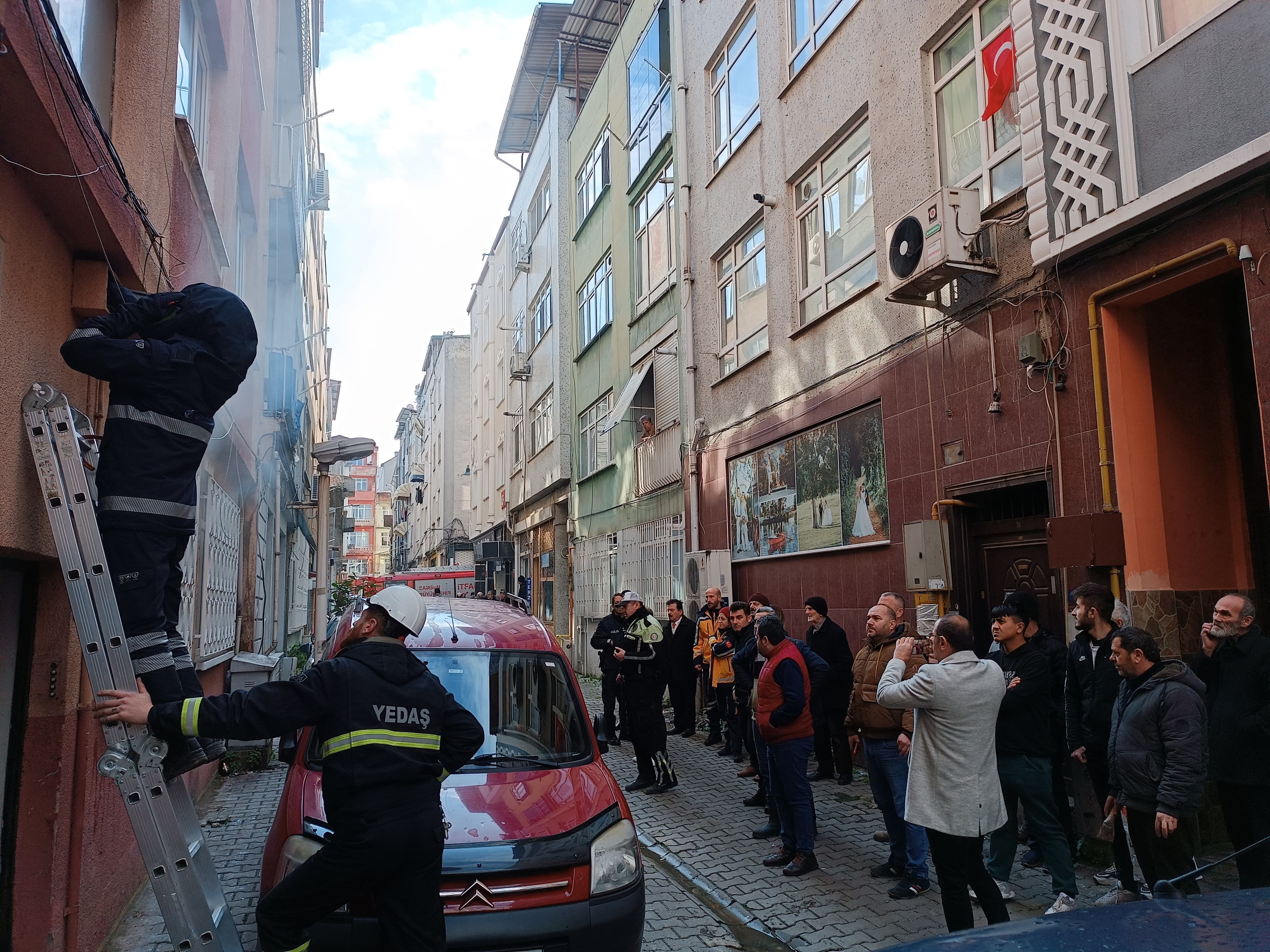 Samsun'da ocakta unutulan yemek faciaya neden oluyordu