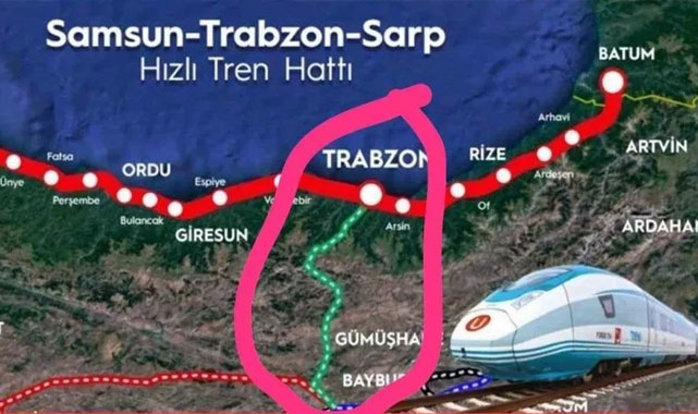 Bakan duyurdu! Samsun-Sarp arası hızlı tren projesi başlıyor
