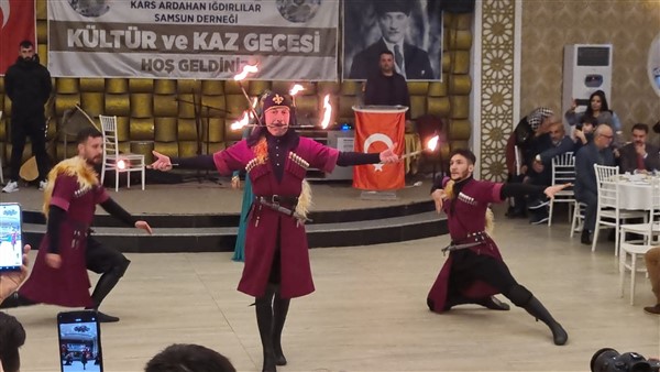 Kars, Ardahan, Iğdırlılar Kaz Gecesi düzenlendi