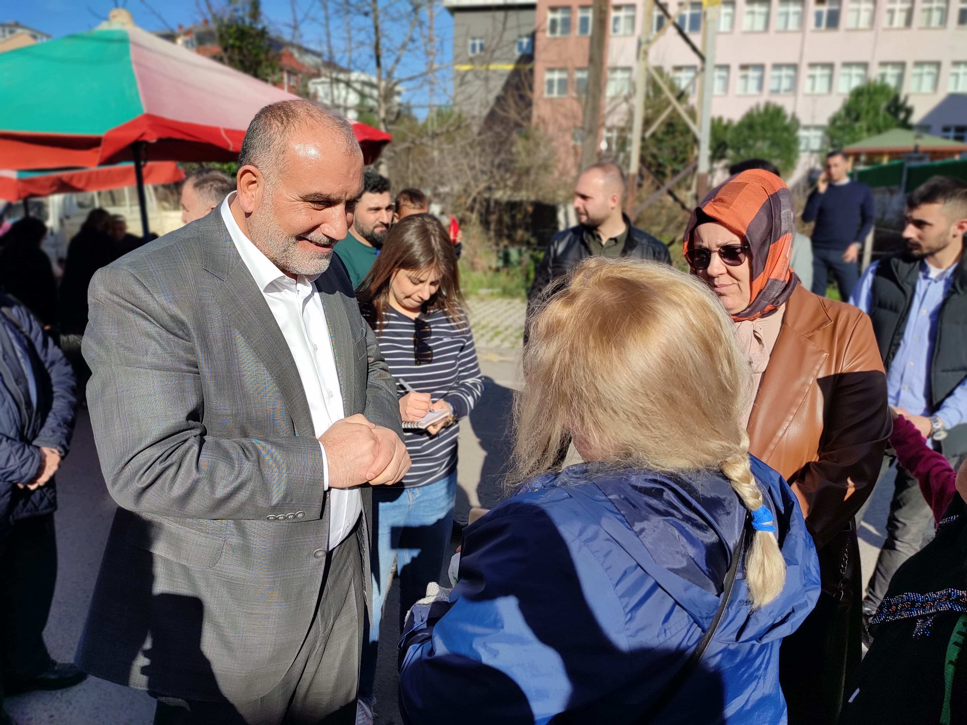 İbrahim Sandıkçı’ya esnaftan sevgi seli