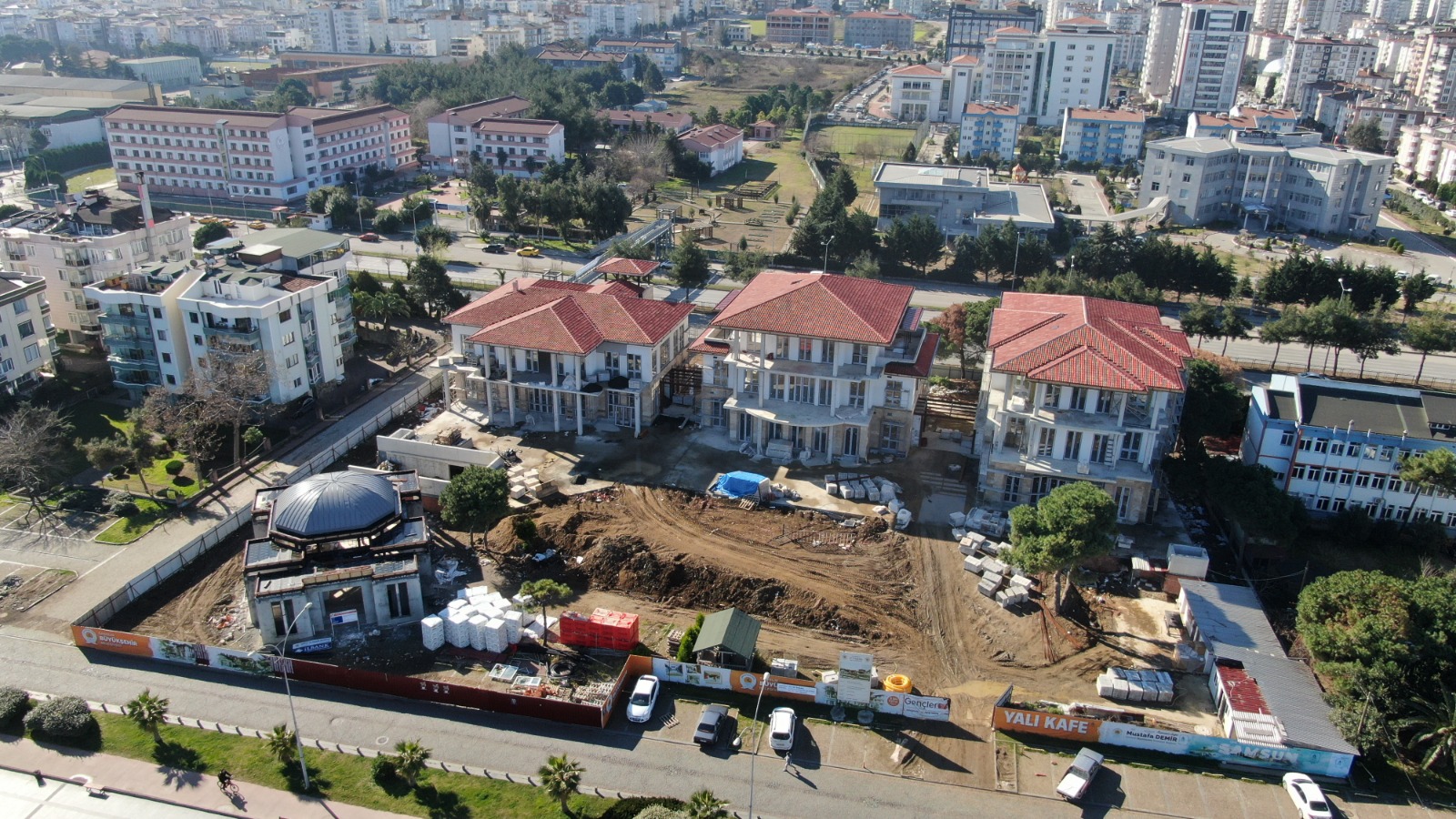 Yalı Kafe’de inşaatında sona doğru