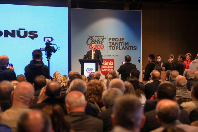 Samsun Büyükşehir Belediye Başkan adayı Cevat Öncü projelerini tanıttı