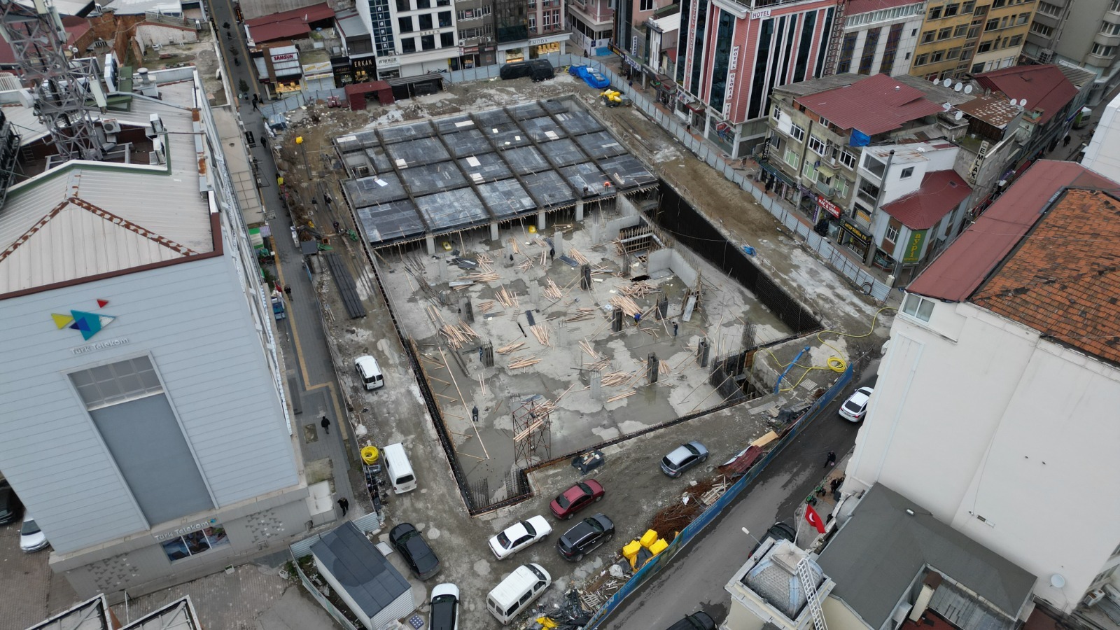 Anakent Otopark ve Meydan projesi yüzde 70 tamam!