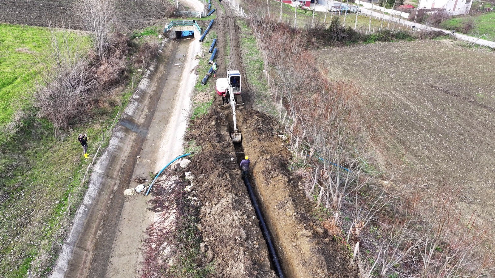 Alaçam ve Yakakent memba kalitesinde suya kavuşuyor