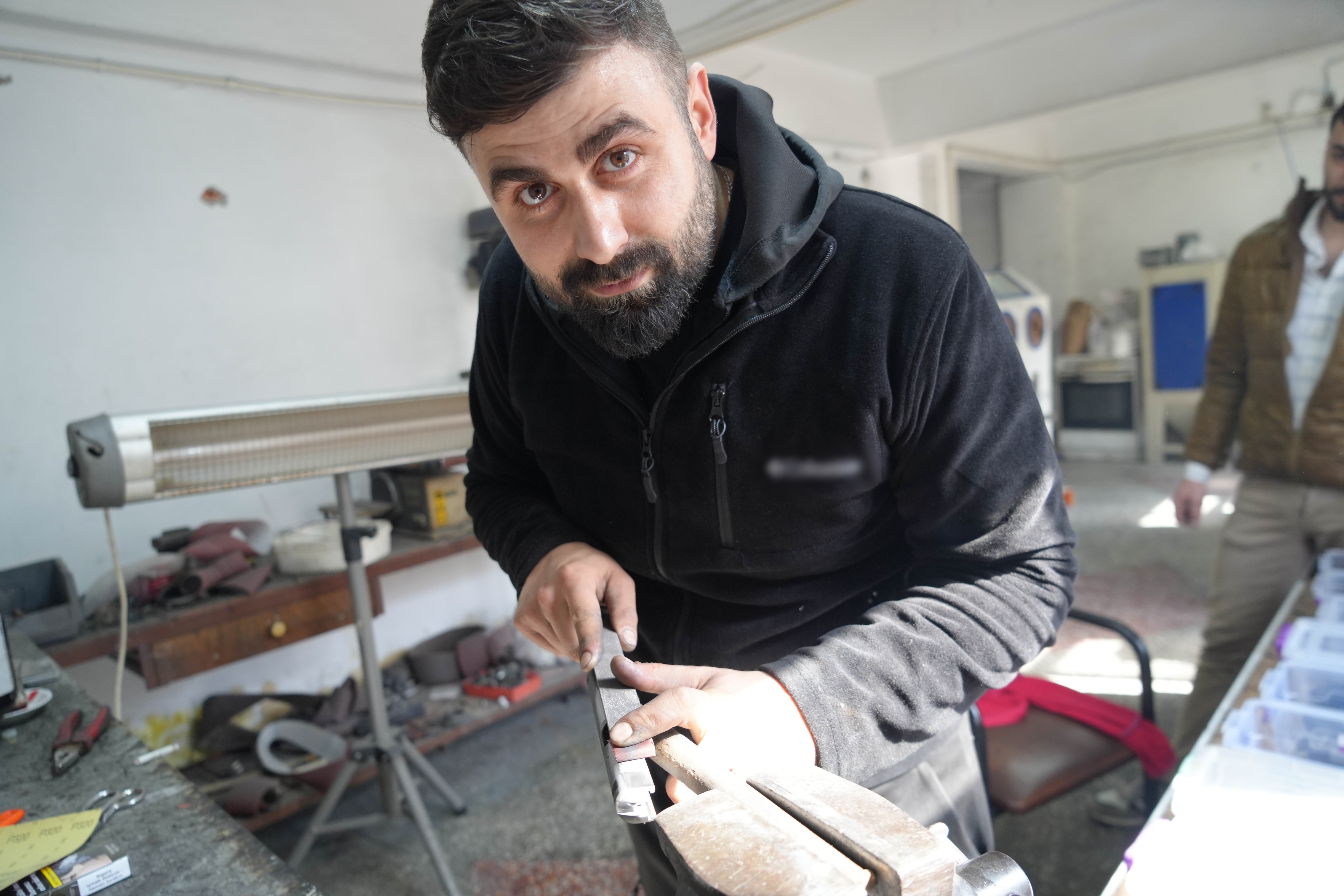 Samsun'da krom kaplanan silah 10 yıl deforme olmuyor