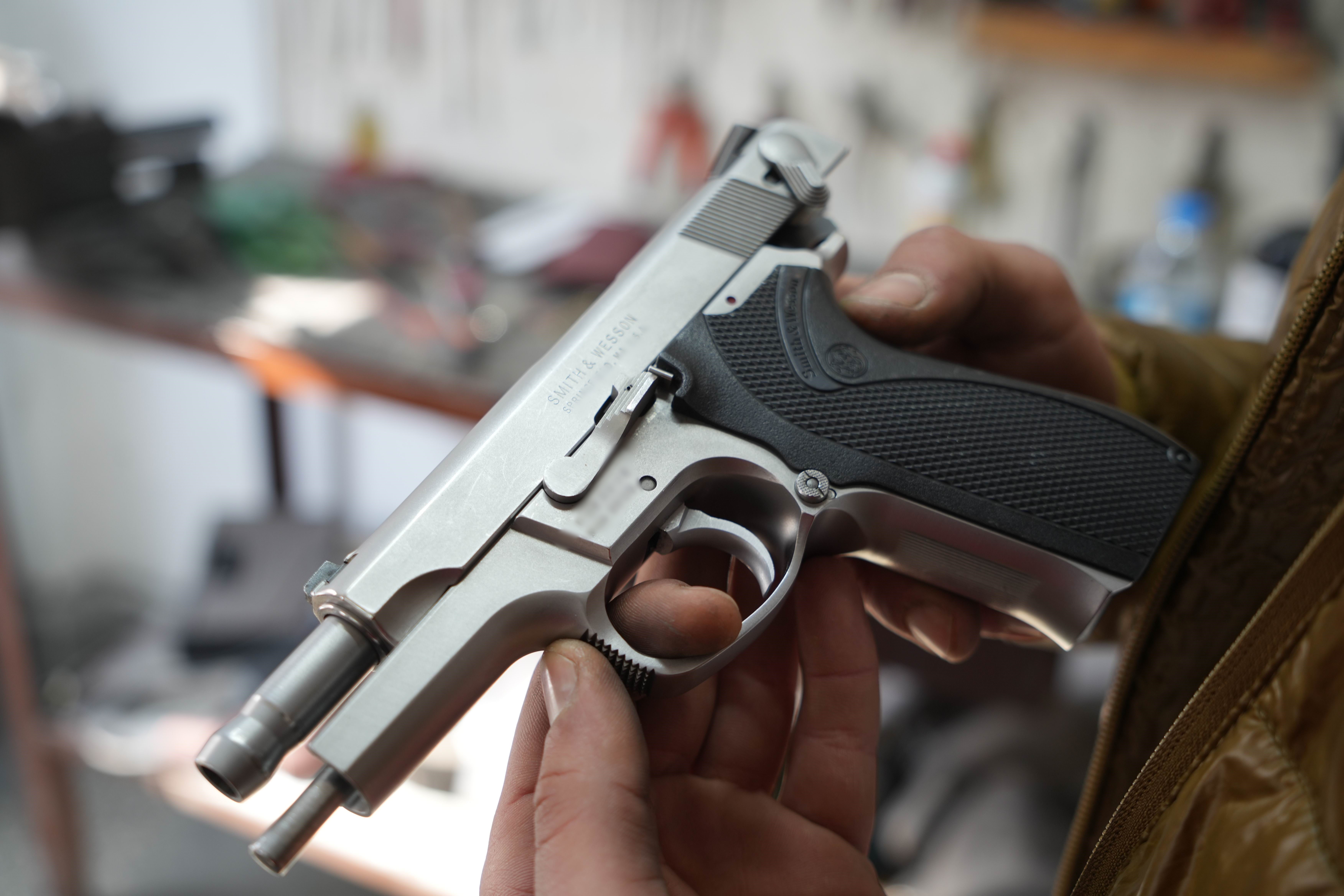 Samsun'da krom kaplanan silah 10 yıl deforme olmuyor