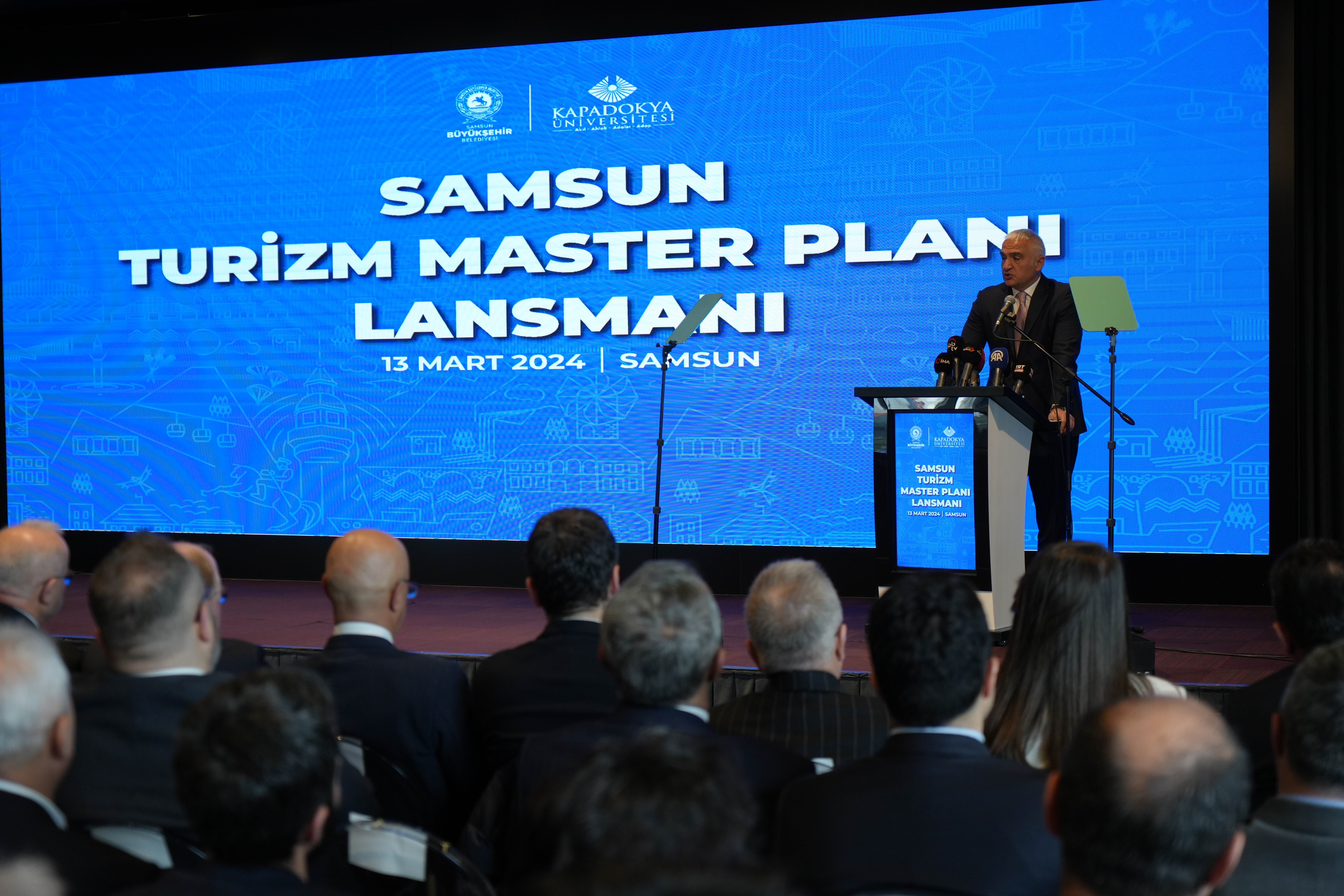Bakan Ersoy açıkladı! İşte Samsun'un Turizm Master Planı