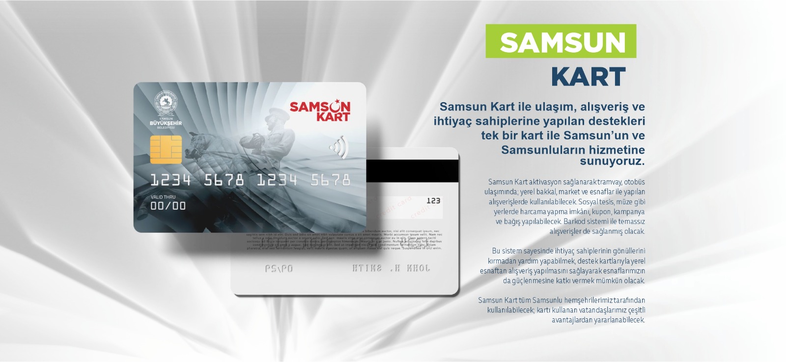 Halit Doğan: Samsun Kart ile tüm Samsun tek çatı altında toplanacak