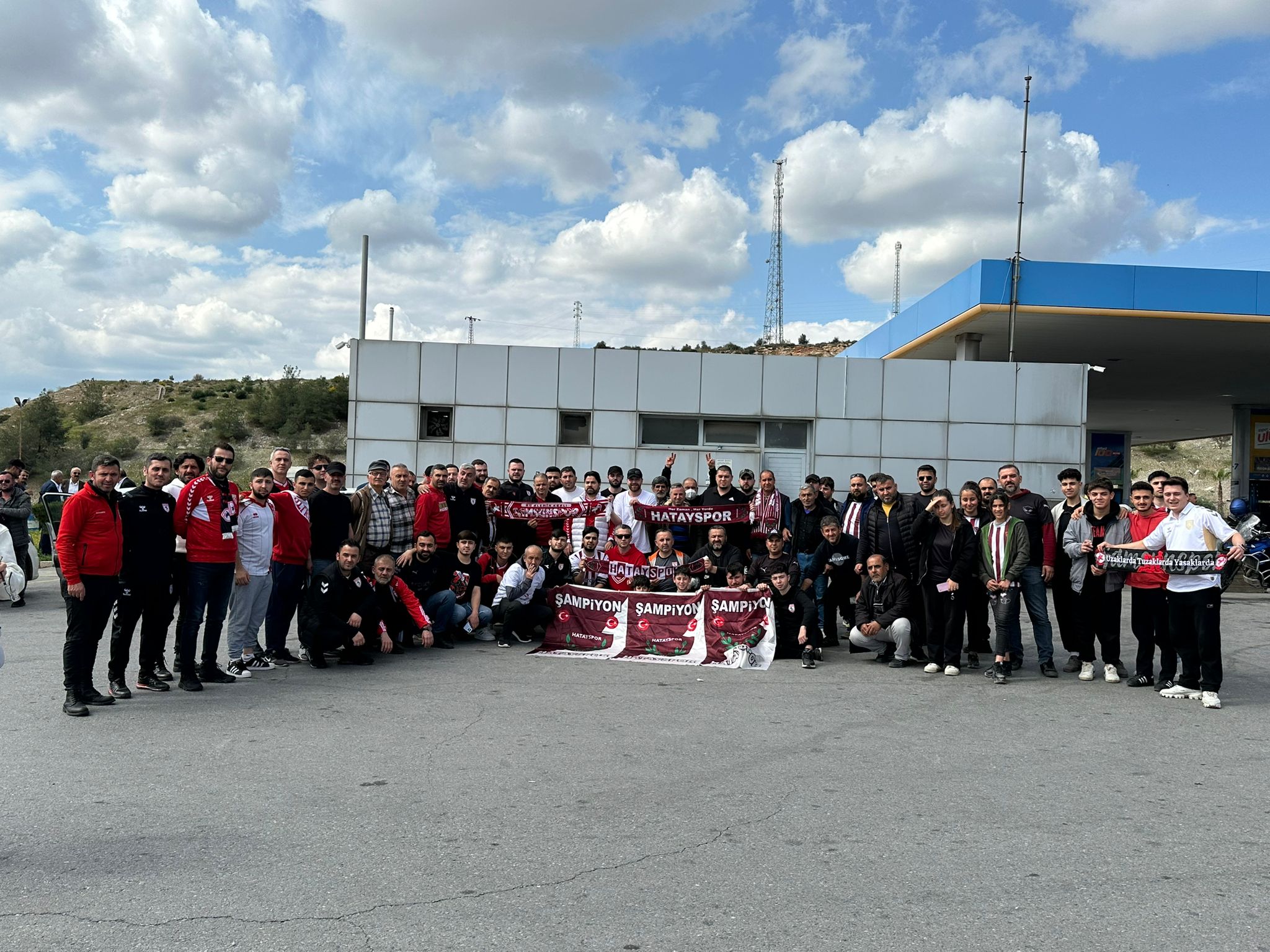 Samsunspor taraftarı çok güzel karşılandı