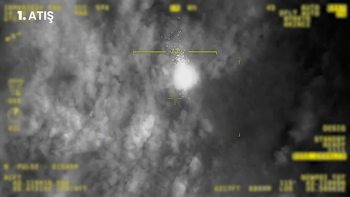 İHA-230 Sinop'ta Süpersonik Füzeyle çifte atış yaptı! Tam isabet