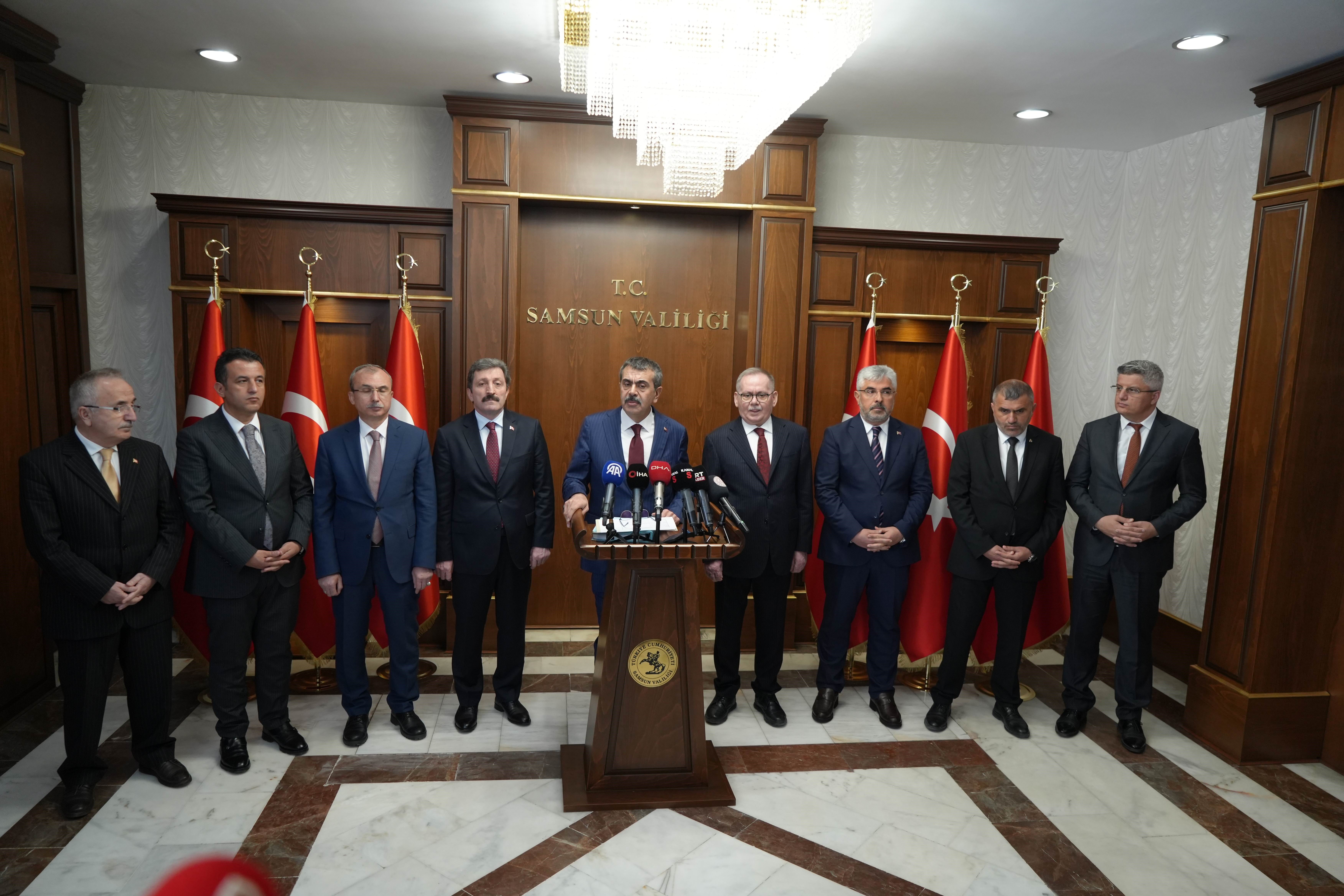 Bakan Tekin'den önemli açıklamalar: Samsun'da öğretmen sayısı iki katına çıktı