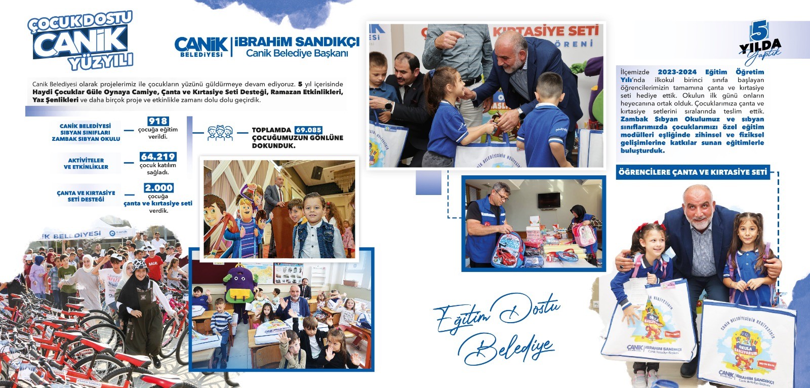 İbrahim Sandıkçı’dan Çocuklar İçin Göz Dolduran Projeler