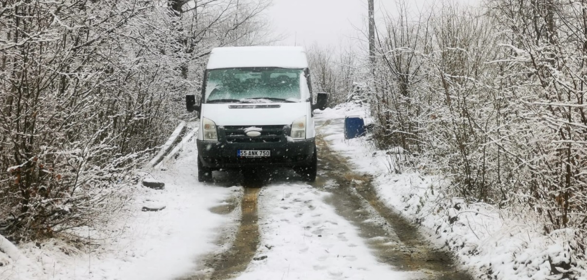 Samsun'da kar sürprizi
