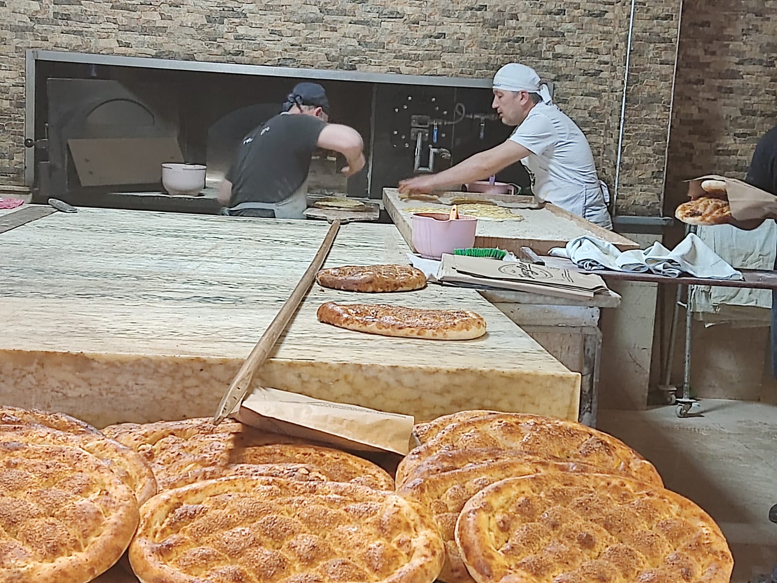Samsun'da tahinli Ramazan pideleri bu yıl da ilgi görüyor