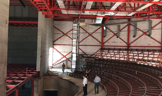 Atakum Belediyesi atıl yapıyı sanat merkezine dönüştürdü