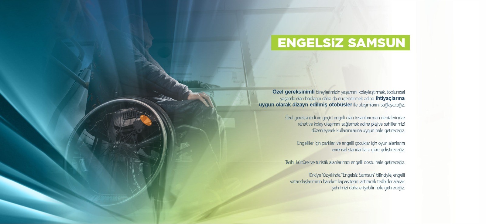 Halit Doğan'dan ‘Engelsiz Samsun’ vurgusu