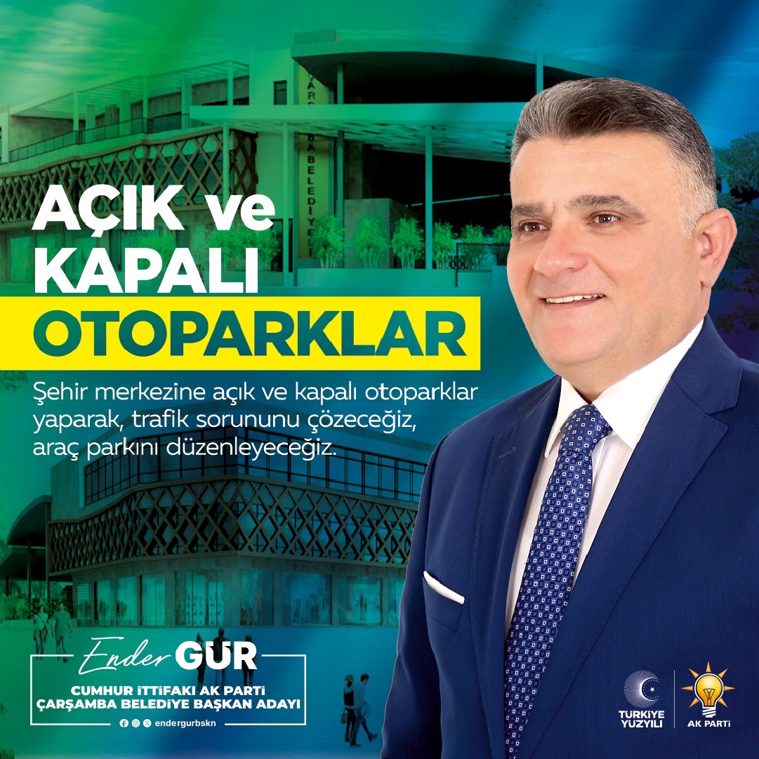 Ender Gür'den Çarşamba'yı uçuracak projeler