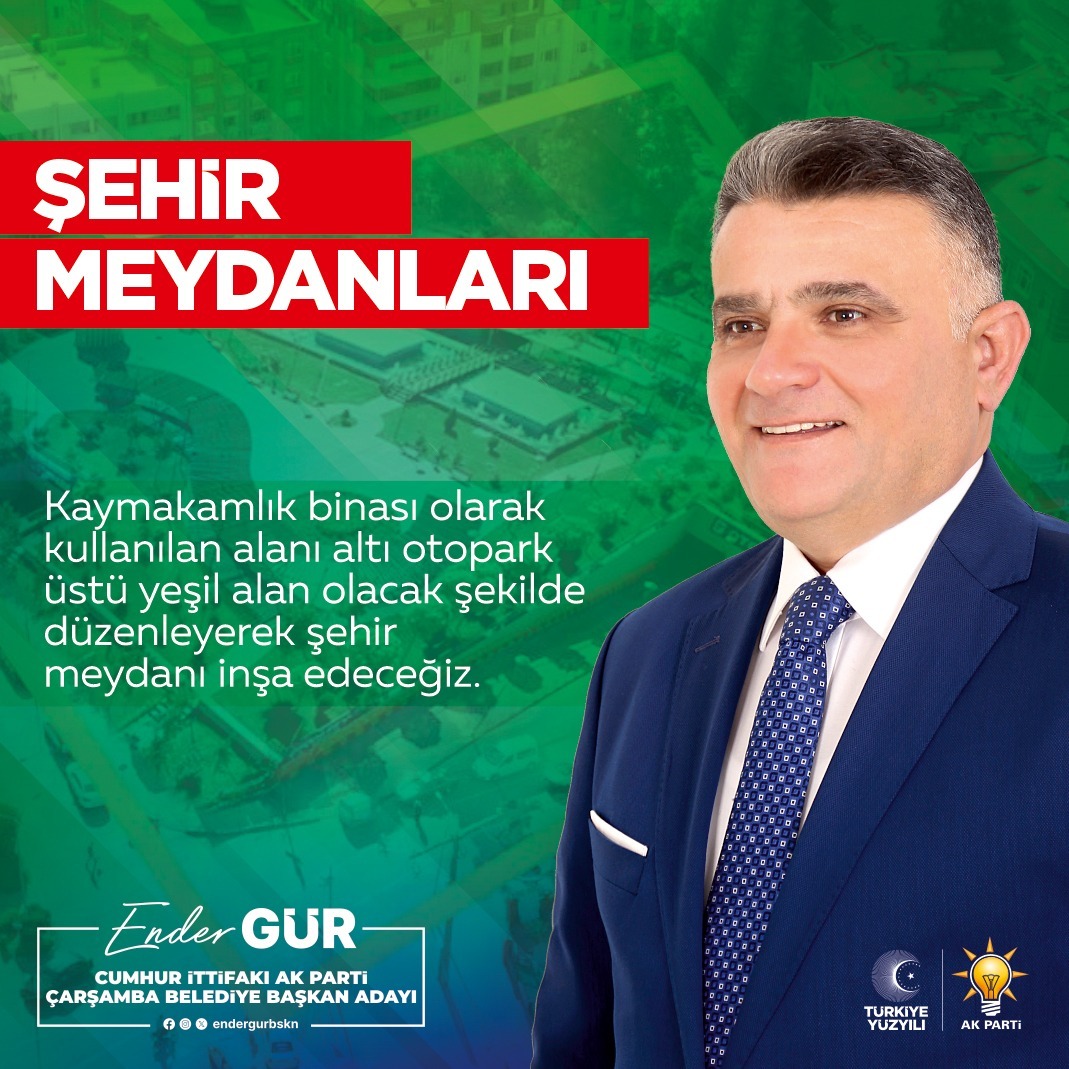 Ender Gür'den Çarşamba'yı uçuracak projeler