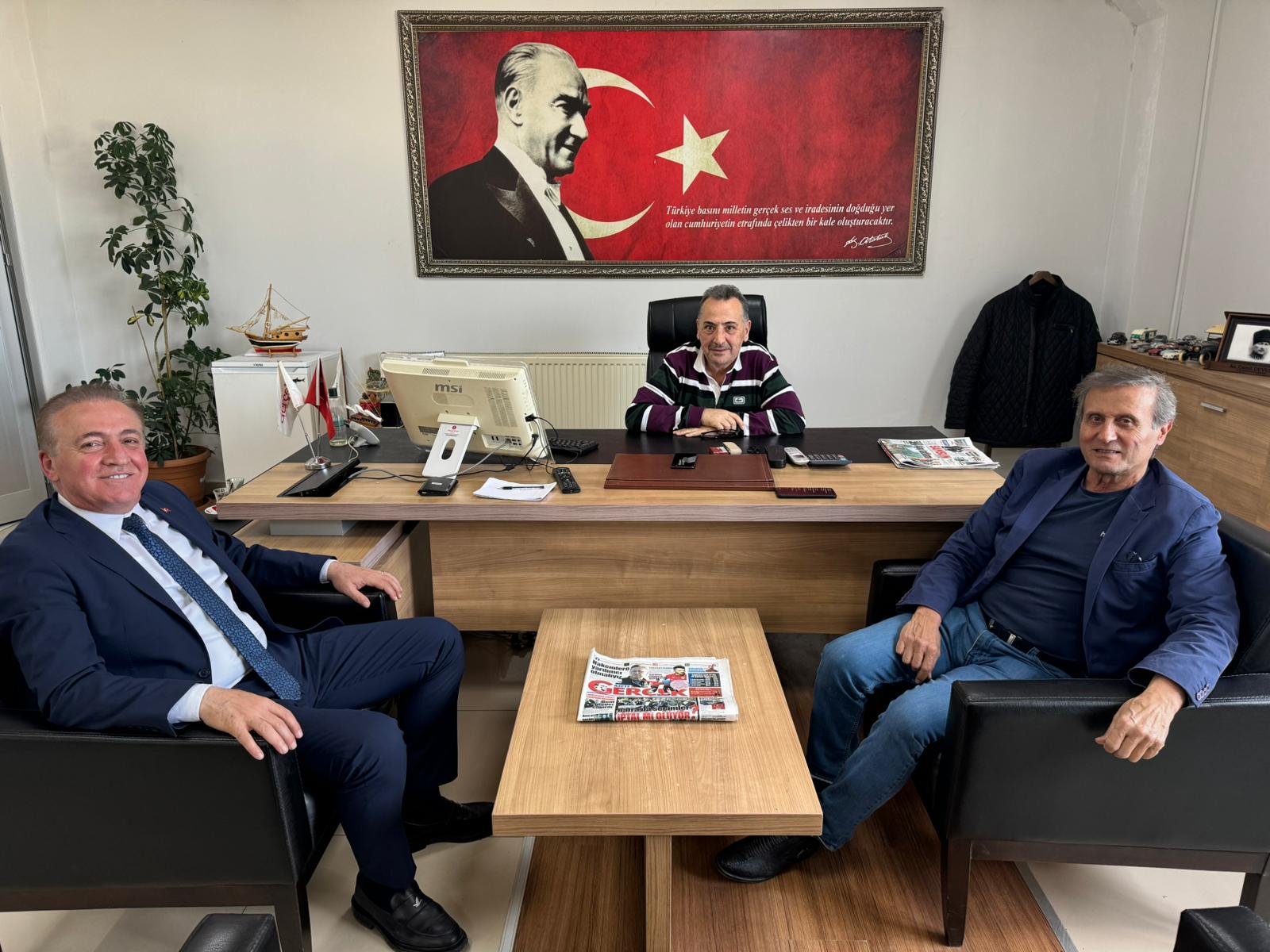 Öncü’den Gazete Gerçek’e ziyaret