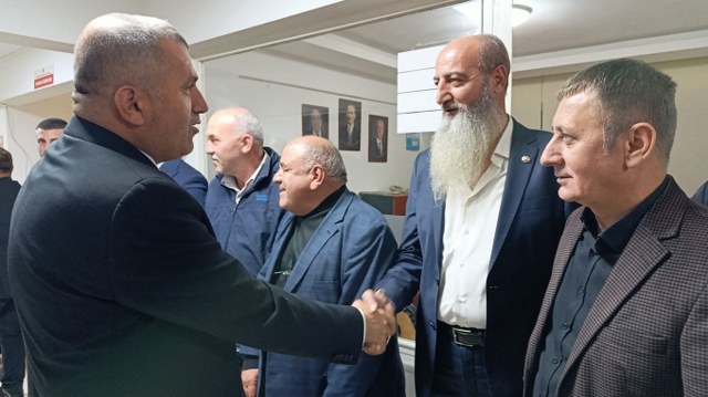 Samsun MHP İl Başkanlığında Ramazan Bayramı nedeniyle bayramlaşma yapıldı
