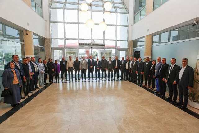 Canik’te bayramlaşma programı yoğun ilgi gördü