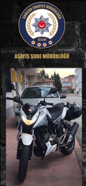 Samsun'da motosikleti çalanlar suç makinası çıktı!