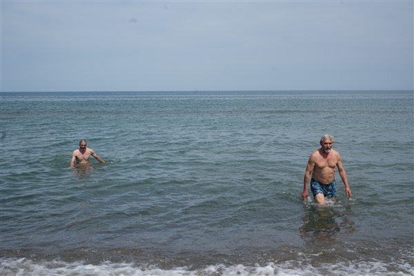 Samsun'a yaz sıcakları geldi deniz sezonu açıldı