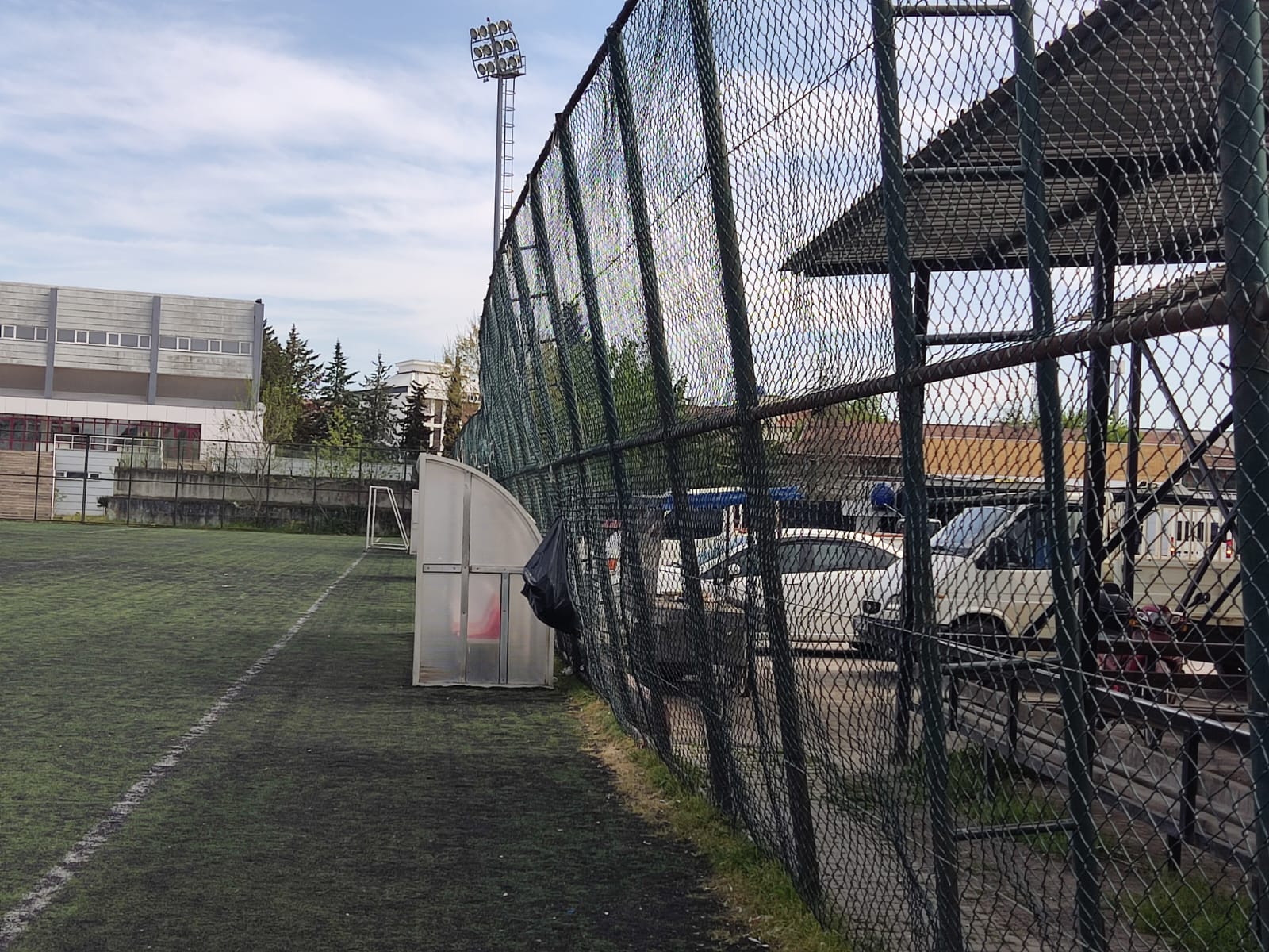 Samsun'da suni çim sahasının durumu endişe verici